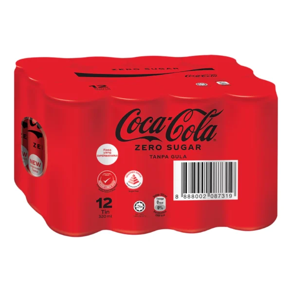 Coca-Cola Zero Sugar Can 320ml x 12