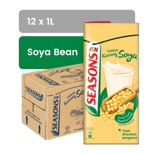 F&N SEASONS Soyabean 1L X 12