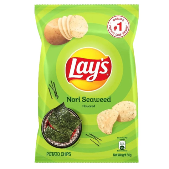 LAYS CLAS NORI SEAWEED 50G