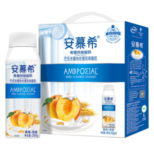 伊利 安慕希【黄桃燕麦味】200g 【1提10瓶】