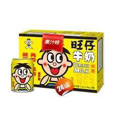 旺旺 旺仔复原乳牛奶【果汁味-罐装】245ml